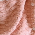 thumbnail image 3 of HAiming Robe à Capuche pour Femmes, Peignoir Doux et Mignon, Robe de Chambre Boutonnée, Molleton Duveteux, Tenue d'Intérieur Chaude avec Poches, 3 of 4