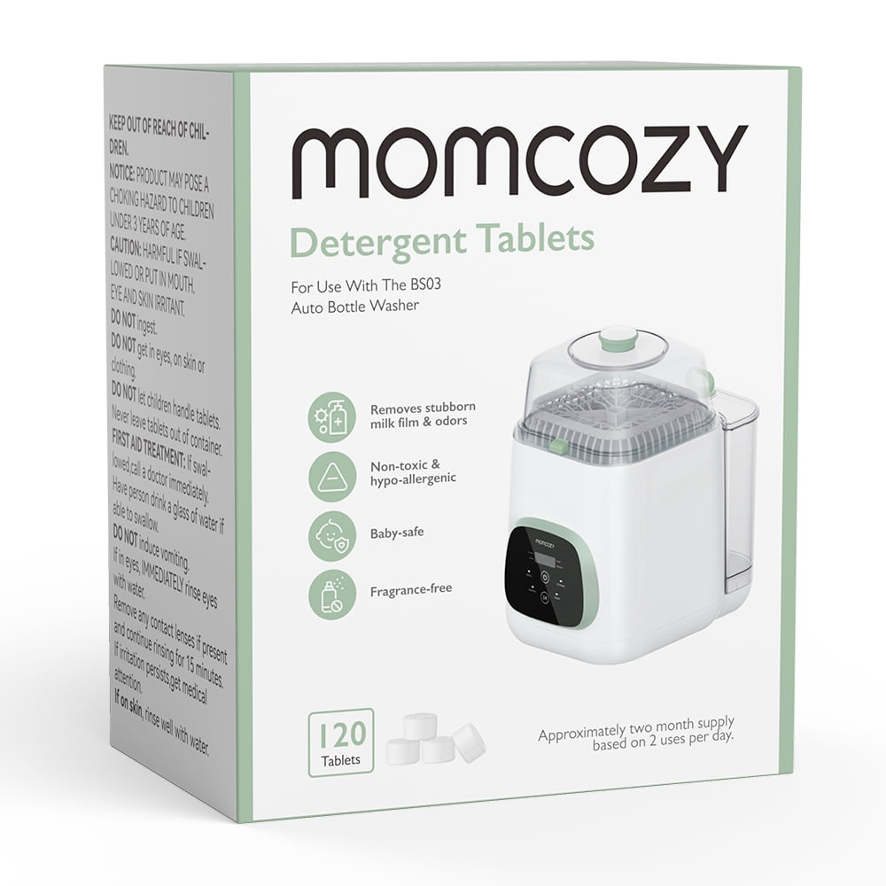 Momcozy  Dishwasher Detergent Tablets for Baby Bottles, 120 Tablets