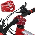 thumbnail image 4 of Langgg Pièces de Vélo à Tige Courte 35mm pour Vélo MTB Vélo Rouge, 4 of 5