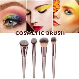 EGNMCR Eyeshadow 4PCS Wooden Cosmetic Eyebrow Eyeshadow Brush Makeup Brush Sets Tools Makeup brush