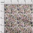 thumbnail image 2 of oneOone Cotton Flex Light Brown Fabric Floral Retro Craft Projects Decor Fabric Printed By The Yard 40 Inch Wide, 2 of 5