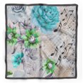 thumbnail image 3 of Bimba Womens Rectangular Printed Cotton Voile Scarf Neck Head Wrap-40 x 40 Inches, 3 of 7