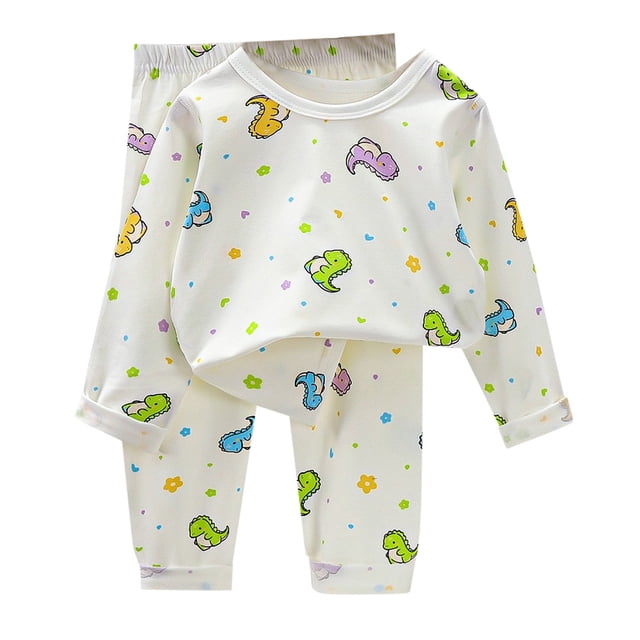 WEAIXIMIUNG Christmas Solid Color Children's Hoodie Set With Thick Fall And Winter Homewear Pajamas 100-110cm
