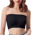 thumbnail image 1 of Birdeem Bras for Women Womens Top Top Line Bra with Chest Pad Solid Color Bra without Wire Wrap, 1 of 1