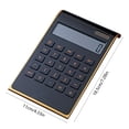 thumbnail image 2 of Battery Calculator 12-Digit Portable Calculator with Large Buttons for Study Business and Office Use, 2 of 7