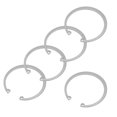 thumbnail image 1 of Uxcell Anneaux de Retenue Internes, Anneaux à Clip E en Acier Inoxydable pour Automobile mm 60, 1 of 7