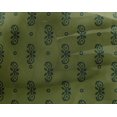 thumbnail image 4 of oneOone Georgette Viscose Fabric Circle|Leaves & Paisley Block Print Sewing Fabric BTY 42 Inch Wide, 4 of 4