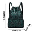 thumbnail image 3 of Rbaofujie Waterproof Drawstring Gym Backpack Bag for Men & Women, Sport Gym Sack Mini Travel Daypack, 3 of 3