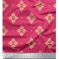 thumbnail image 1 of Soimoi Cotton Poplin Fabric Floral Block Print Sewing Fabric Yard 42 Inch Wide, 1 of 5