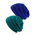 thumbnail image 1 of Tuque Tricotée pour Femmes (Lot de 2), Sarcelle/royal, 1 of 1