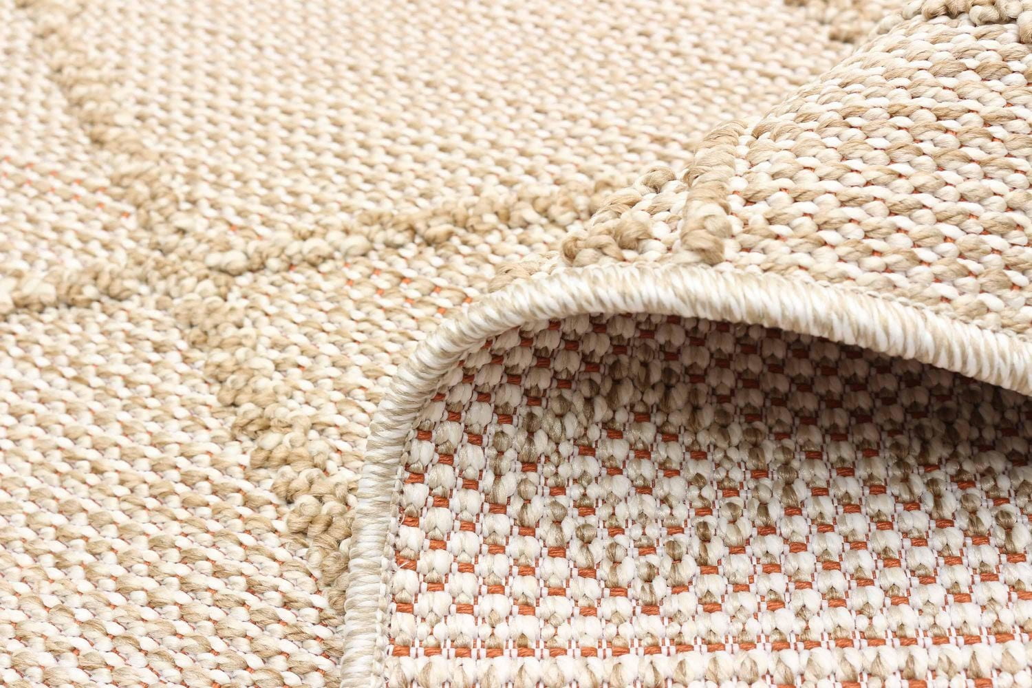 Tapis ECARPET Style Jute pour Chambre à Coucher, Salon, Salle à Manger Collection Nolita