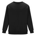 thumbnail image 2 of Jalioing Chandails à Col Rond Décontractés pour Hommes, Basiques, Amples, à Manches Longues, Unis, Chandail d'Automne et d'Hiver, 2 of 8