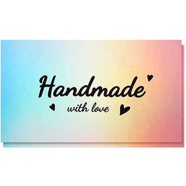 50Pcs Thank You Cards Small Business, Mini A variety of styles Thank You for Supporting Cards Notes Shopping Holographic Thanks Greeting Cards for Retail Store Owner Goods Customer 2x3.5 Inch