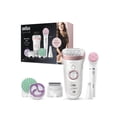 thumbnail image 1 of Braun Silk-épil Beauty 9-985 Deluxe 7-in-1 Cordless Wet & Dry Hair Removal - Epilator, Shaver, Exfoliator, Cleansing Kit for Face & Body, 1 of 6