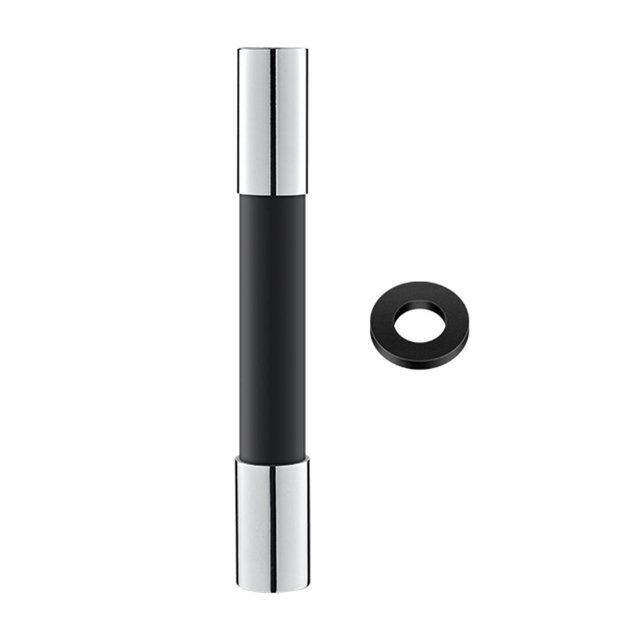 GUOOL Kitchen Faucet Extension Pipe 360 degree Rotary Bathroom Sink Extension Tube for Kitchen Sink 20cm Black