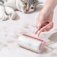 thumbnail image 2 of Sentmoon Pet Hair Roller Lint Roller Pet Hair Roller Replacement Paper Pet Hair Removal Bed Sheet Roller Cats Paper Hair Removal Replacement Paper for Travel and Office, 2 of 7