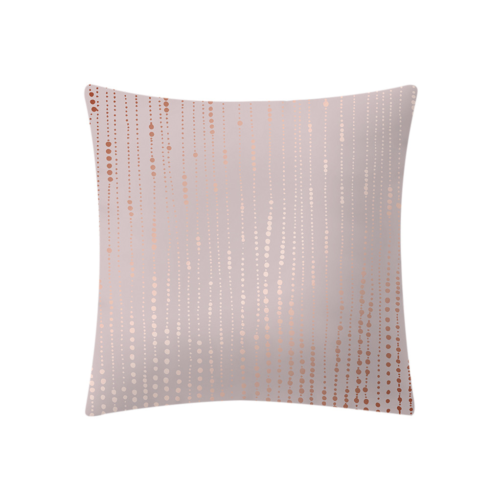 Up to 65% Off SMihono Rose Gold Cushion Cover Square Pillowcase Home Decoratio