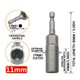 thumbnail image 2 of Pompotops Manchon de Perceuse Électrique Tête de Manchon de Lot à Vent Profond Intérieur Hexagonal Tournevis Électrique Tête de Lot Clé à Écrou Liquidation, 2 of 2