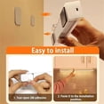 thumbnail image 3 of Expectatioin Punch-Free Smart Sensor Magnetic Rechargeable LED Lights, Motion Sensor Light Indoor, Gentle & Non-Glare for Stairs,Wardrobe,Bedroom (White, 10CM-2Pcs), 3 of 7