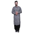 thumbnail image 1 of Atasi Printed Rayon Pathani Kurta With Solid Salwar For Mens Party Wear, 1 of 5