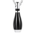 thumbnail image 3 of facefd Stainless Steel Tube Pendant Necklace Hollow Case Capsule for Ashes Jewelry, 3 of 9
