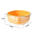 thumbnail image 3 of Dvkptbk Multi Functional Basket New Fruit Cleaning Bowl with Strainer Container Kitchen Sink Food Catcher Drainer Fruit Rinser Vegetable Washing Filter Bowl Drain Basket Home Essentials, 3 of 6