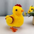 thumbnail image 2 of Electronic Walking & Chirping Chicken Plush Toy, Interactive Pet Companion for Kids, Battery-Powered Stuffed Animal, 2 of 8