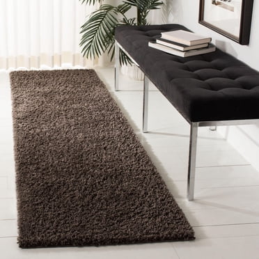 SAFAVIEH August Carlene Solid Plush Shag Area Rug