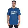 thumbnail image 1 of Inkmeso Men's Graphic Printed "First Time Daddy" Short Sleeve Tee Shirt Jersey Shirt For Dad, 1 of 7