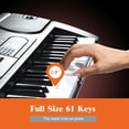 thumbnail image 4 of Gymax 61-Key Electronic Keyboard Piano Starter Set w/Stand Bench Headphones, 4 of 10