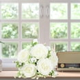 thumbnail image 4 of LSLJS Beautiful Artificial Silk Fake Flowers Wedding Valentines Bouquet Bridal Decor, Valentine's Day Decorations, 4 of 6