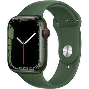 Rénovés Apple montre Series 7 Aluminium 45mm A2477 (GPS + Cellulaire) Vert (grade B)