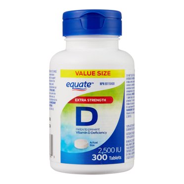 Equate Vitamine D 2500 UI