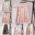 thumbnail image 2 of POINTERTECK Jupe Longue Bohème Longue en Chiffon à Imprimé Floral Taille Haute pour Femmes Robe d'Été Plage Ensoleillée, 2 of 2