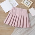 thumbnail image 2 of MIASHUI Jupe Plissée Mini pour Filles Taille Haute Tennis Uniforme Scolaire Jupes, Rose, 3-4 Ans, 2 of 4