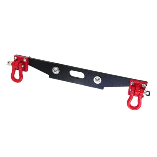 Aluminum Rear Bumper w/ Shackles for D90 D91 D99S 1:12 RC Rock Crawler Parts Trapezoid