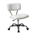 thumbnail image 1 of Office Star Products Vista Task White Vinyl Office Chair, 1 of 3