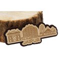 thumbnail image 2 of Printtoo Monuments en Bois Gravés Jaipur Inde Aimant de Frigo Souvenir Cadeau Objets de Collection, 2 of 5