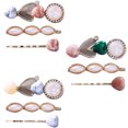 thumbnail image 1 of Bangcool 9PCS Pince à Cheveux pour Femmes Mode Mignon Cheveux Barrette Broches de Bobby pour Plage d'Été, 1 of 10
