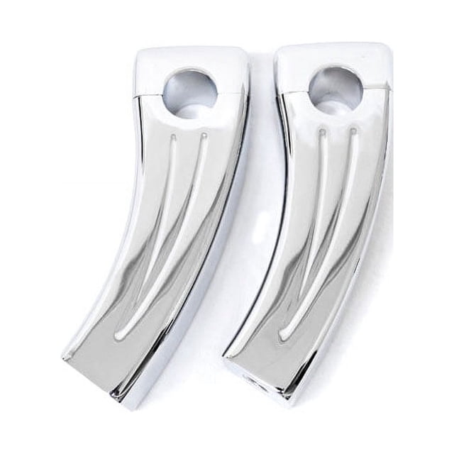 Krator Custom Chrome Moto 1" Guidon 4.5" Risers Compatible avec Harley Davidson XL 883 Hugger Sportter