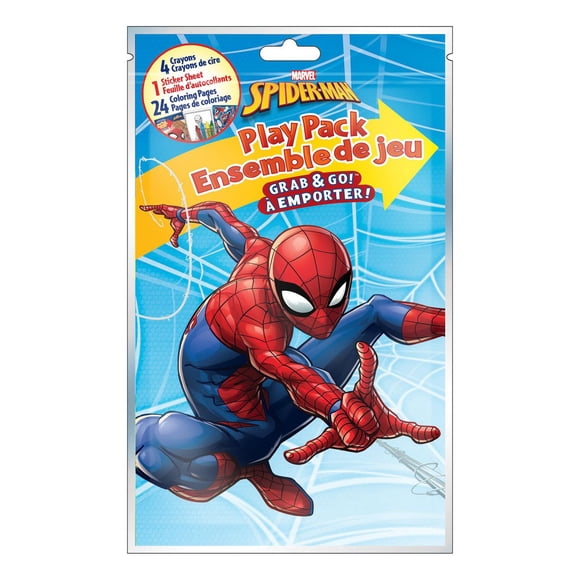 Spider-Man Grab & Go Coloring Activity Play pack for Kids