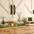 thumbnail image 2 of Thymes Frasier Fir Reed Diffuser Set – Includes Reeds, Fragrance Oil, and Frosted Glass Bottle – Fragrance Oil Diffuser – Room Fresheners – Luxury Home Decor – Green & Clear (Pine Needle, 7.75 fl oz), 2 of 8