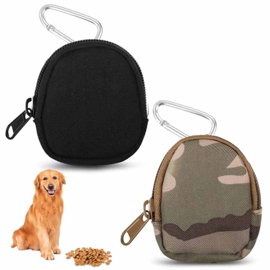 crativent 2pcs/set Portable Pinenuts Small Dog Treat Bag For Convenient Dog Training Stylish And ple
