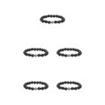 thumbnail image 3 of Redempat Fashionable And Comfortable To Wear Unisex Beaded Bracelets For Everyday Chic volcanic stone 5Set, 3 of 6