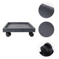 thumbnail image 4 of 1 Pce Plateau pour Plante Support de Pot de Fleurs Jardinière avec Roues Support Rouleaux Chariot Déplaceur Roulette pour Intérieur Extérieur Jardin, 4 of 6