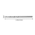 thumbnail image 3 of thinsony 10Pcs High-Speed Steel Trill Bit Wood Iron Tapper Straight Shank Wear-Resisting Drill, 1mm, 3 of 8