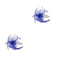 thumbnail image 1 of pitrice 1/2/3/5 Maille Fascinator Femmes Coiffe Prom Maquillage Nuptiale Scène Réglable Performance Photo Coiffe Fille Bande de Cheveux Violet Foncé 2PCS, 1 of 6