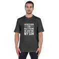 thumbnail image 1 of Inkmeso T-shirt à Col Rond pour Homme, Graphique Imprimé « J'ai Demandé à Dieu Mon Meilleur Ami, Il m'A Envoyé Mon Fils », Tee pour Père Fils Amour, 1 of 7