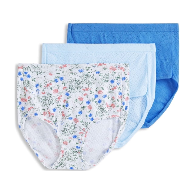 Jockey Culotte Respirante Elance pour Femmes en Coton 100 % - Lot de 3
