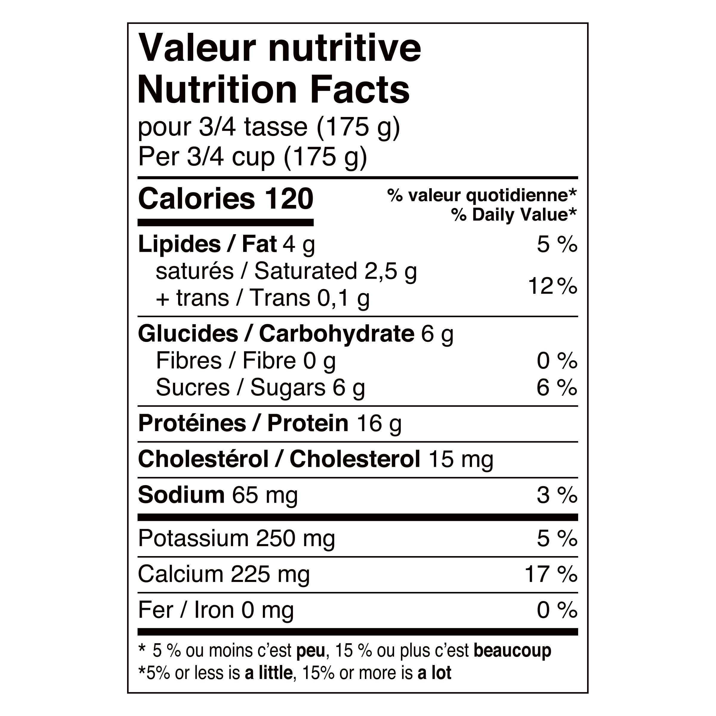 Liberte Yogourt Grec 2%, Nature, 750g